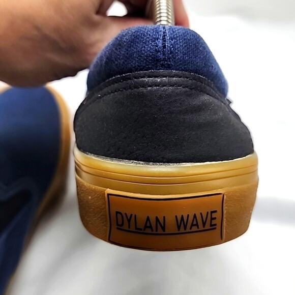 HUF DYLAN WAVE STYLE SCOTT SKATEBOARDING SNEAKERS CANVAS GUM SOLES BLUE IN GUC main image 12